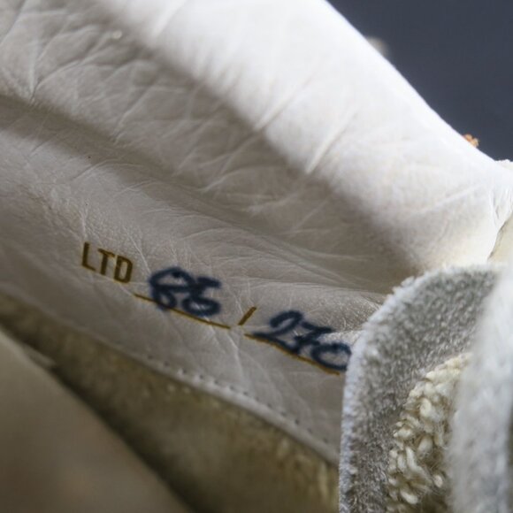 Golden Goose Mid Star Gold Glitter Midstar LE Sneakers Women 37 7M Made in Italy - Picture 10 of 15